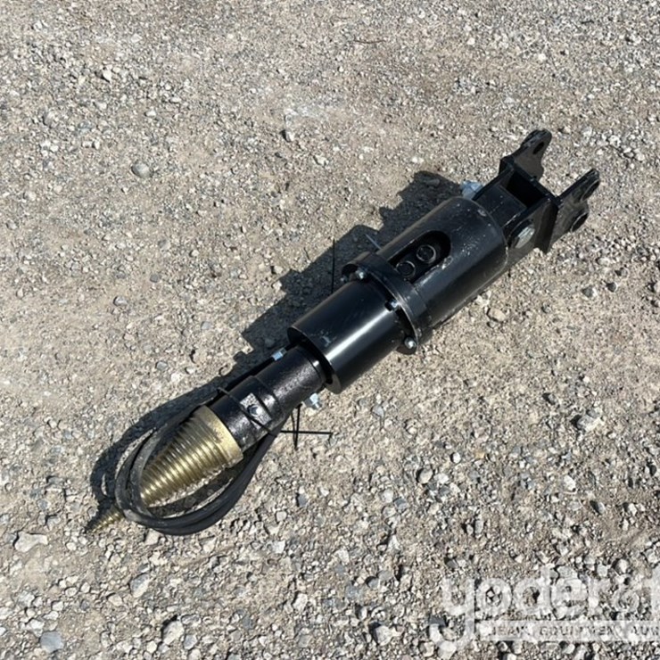 Unused 2025 Miva Hydraulic Wood Drill, c/w Hoses, 1'' Pin Diameter to suit Mini Excavator
