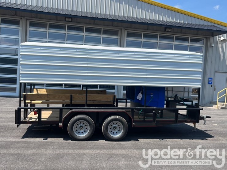 unused-double-a-trailers-83-x-16-t/a-3500#-7000-gvwr,-36"-quite-aire-fan-w/-auto-low-water-cut-off,-250gal-water-tank,-mounted-bench-on-each-side-image-6