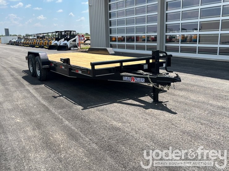 unused-double-a-trailers-83-x-20-14,000#-gvwr,-hdch,2-7000#-axles,-2'-dovetail,-all-led-lights,-st235/80r16-10-ply-on-8-hole-silver-mod-image-7