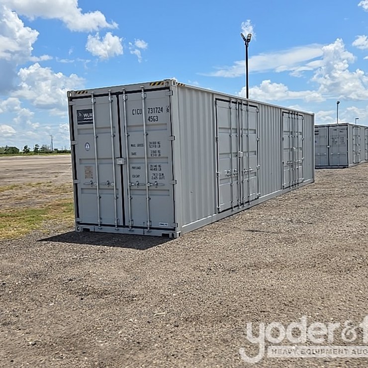 40' HC Multi Door Container, 2 Side Doors