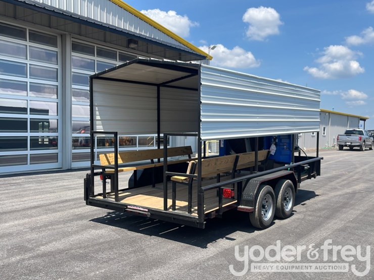 unused-double-a-trailers-83-x-16-t/a-3500#-7000-gvwr,-36"-quite-aire-fan-w/-auto-low-water-cut-off,-250gal-water-tank,-mounted-bench-on-each-side-image-5