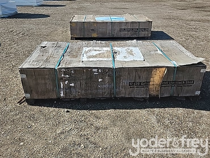 unused-galvanized-metal-livestock-shed,-highly-corrosion-resistant,-12'x20x10.5'-image-4