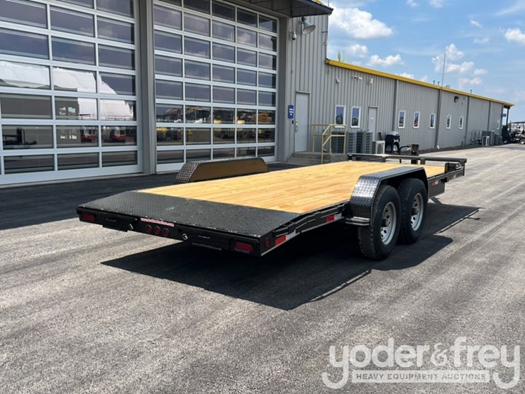 unused-double-a-trailers-83-x-20-14,000#-gvwr,-hdch,2-7000#-axles,-2'-dovetail,-all-led-lights,-st235/80r16-10-ply-on-8-hole-silver-mod-image-5