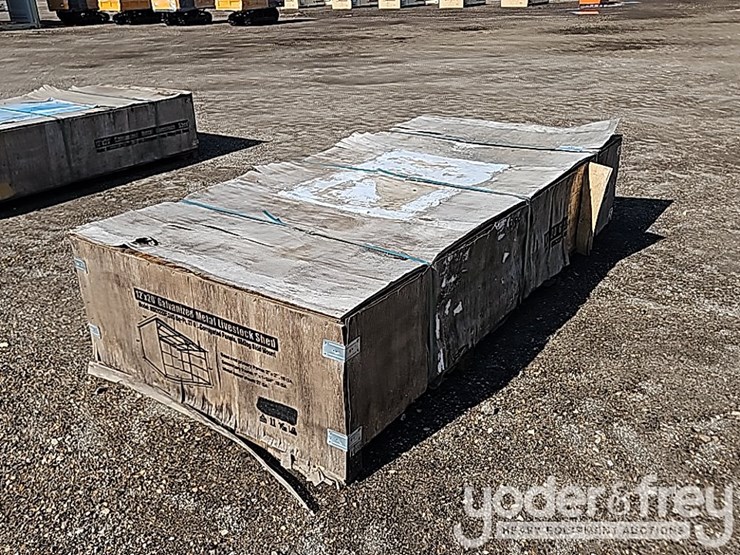 unused-galvanized-metal-livestock-shed,-highly-corrosion-resistant,-12'x20x10.5'-image-3