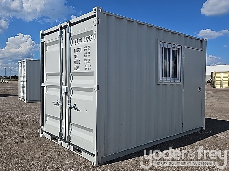 unused-12'-mini-container,-pedestrian-door,-lock-box,-window,-fork-pockets-image-1