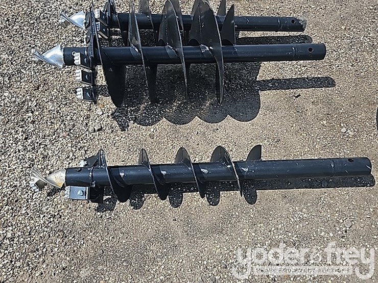 unused-jct-hydraulic-auger-drive,-bits,-qa-9",12",-18"-alloy-bits-to-suit-skidsteer-image-10