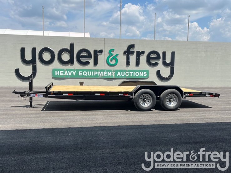 unused-double-a-trailers-83-x-20-14,000#-gvwr,-hdch,2-7000#-axles,-2'-dovetail,-all-led-lights,-st235/80r16-10-ply-on-8-hole-silver-mod-image-2