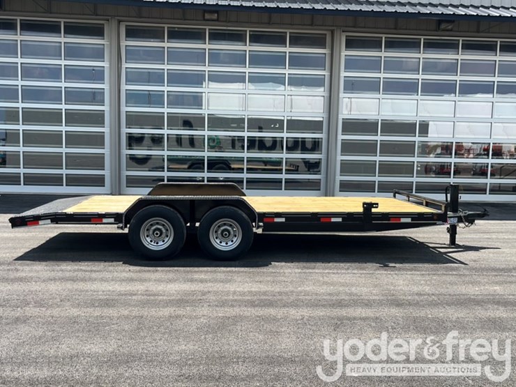 unused-double-a-trailers-83-x-20-14,000#-gvwr,-hdch,2-7000#-axles,-2'-dovetail,-all-led-lights,-st235/80r16-10-ply-on-8-hole-silver-mod-image-6