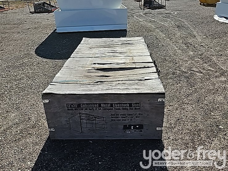 unused-galvanized-metal-livestock-shed,-highly-corrosion-resistant,-12'x20x10.5'-image-6