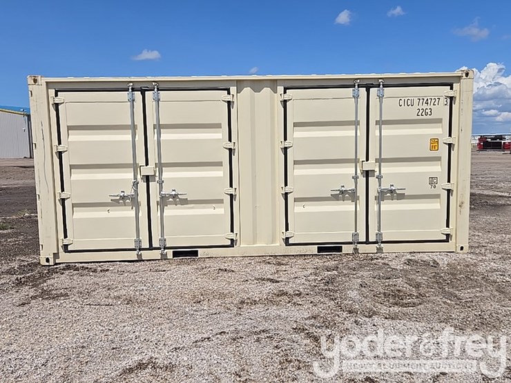 unused-20'-hc-container-c/w-2-side-doors,-1-end-door-image-2