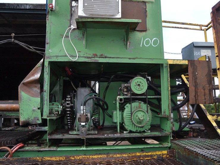 precision-848m-rosser-head-debarker-w/-4'x4'-control-cab-w/-slant-track-w/-75hp-motor-w/-controls-sn#596-image-1