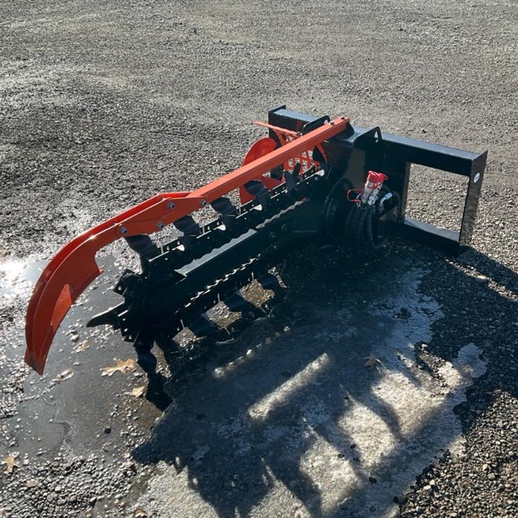 #1355 • Unused Future Skid Steer Trencher