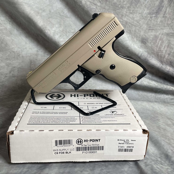 #4555 • Hi-Point P9 9mm Luger Semi-Auto Pistol, SN: P10189691