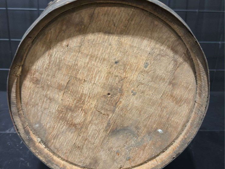 iron-banded-wood-whiskey/molasses-barrel-dispenser-w-spigot-crank-tap-image-6
