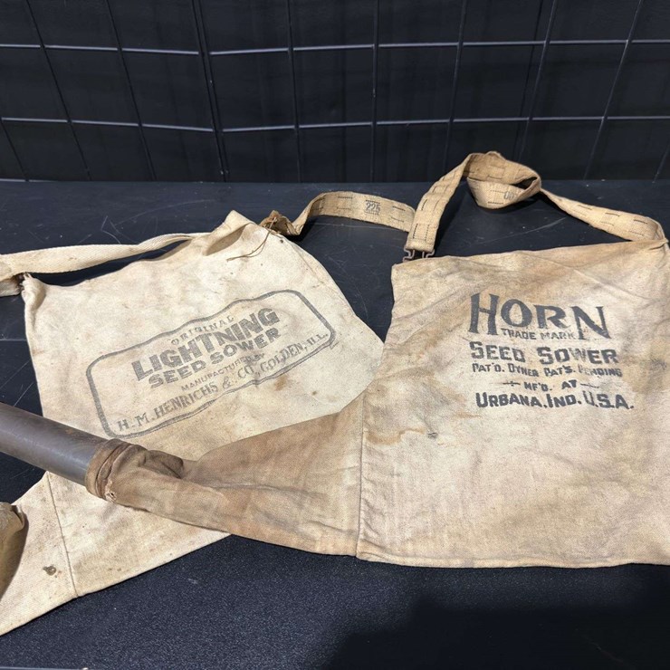 Two Vintage Seed Sowers