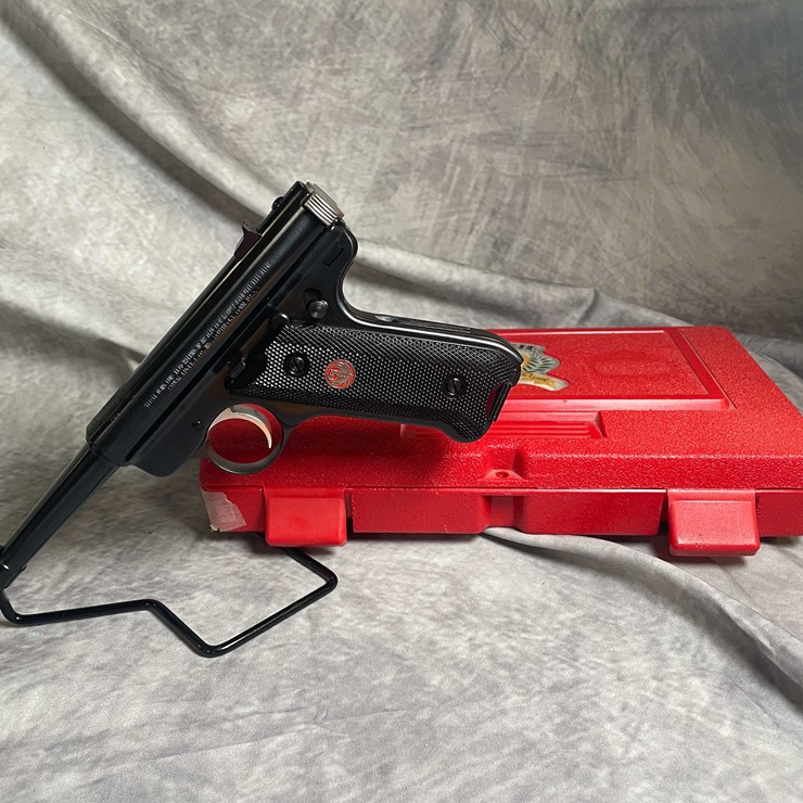 #4567 • Ruger Mark II 50th Anniversary 22 LR Pistol, SN: 222-58676