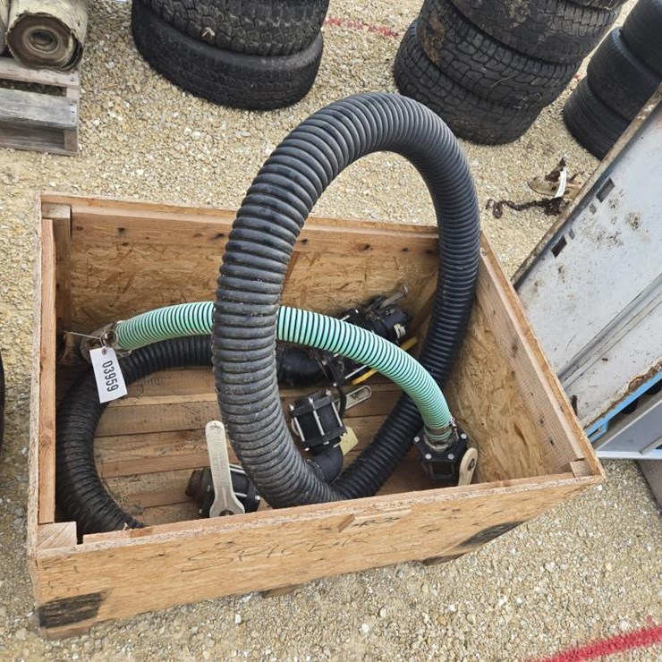 #3959 • CRATE OF 2" & 3" SPRAYER VALVES & PLUMBING