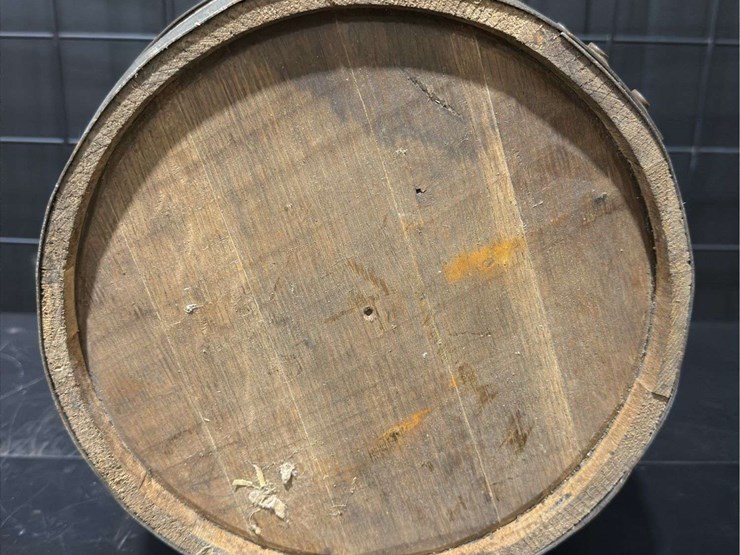 iron-banded-wood-whiskey/molasses-barrel-dispenser-w-spigot-crank-tap-image-7