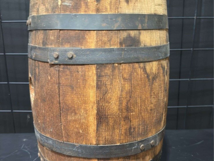 iron-banded-wood-whiskey/molasses-barrel-dispenser-w-spigot-crank-tap-image-3