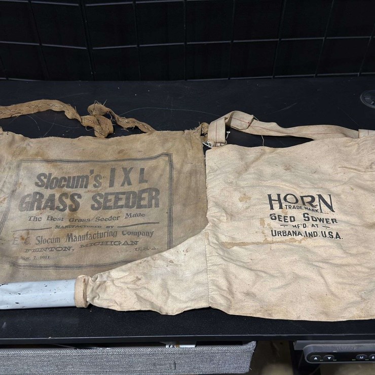 Two Vintage Seed Sowers