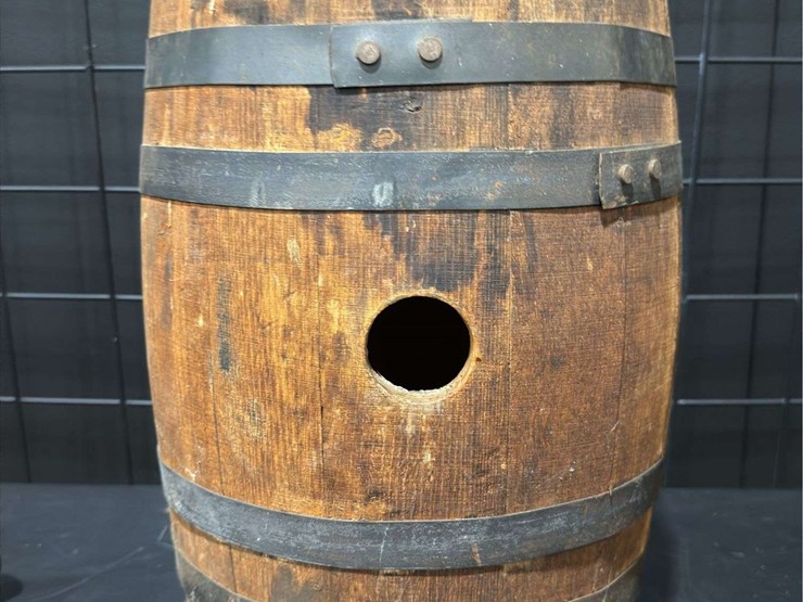 iron-banded-wood-whiskey/molasses-barrel-dispenser-w-spigot-crank-tap-image-2