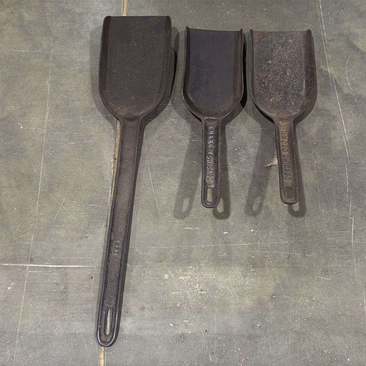 Cast Iron Train Caboose Coal Shovels