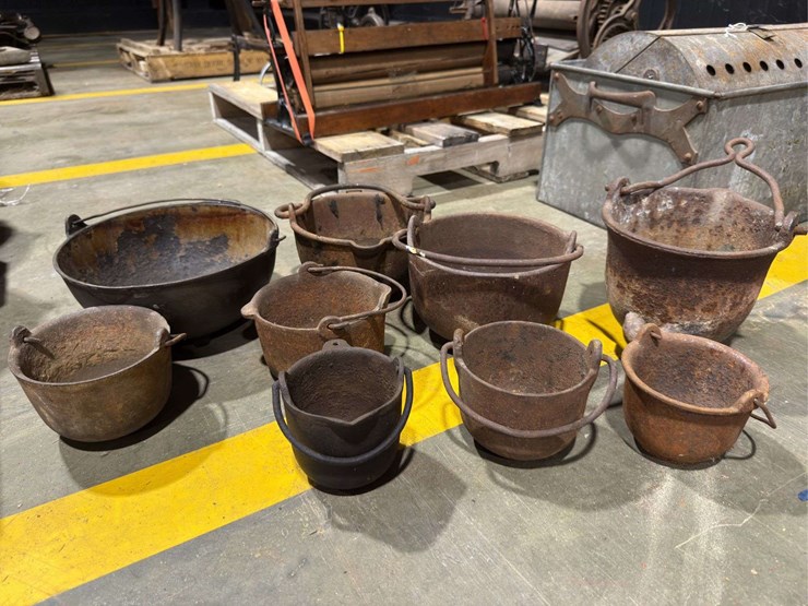 large-group-of-cast-iron-pots-image-1