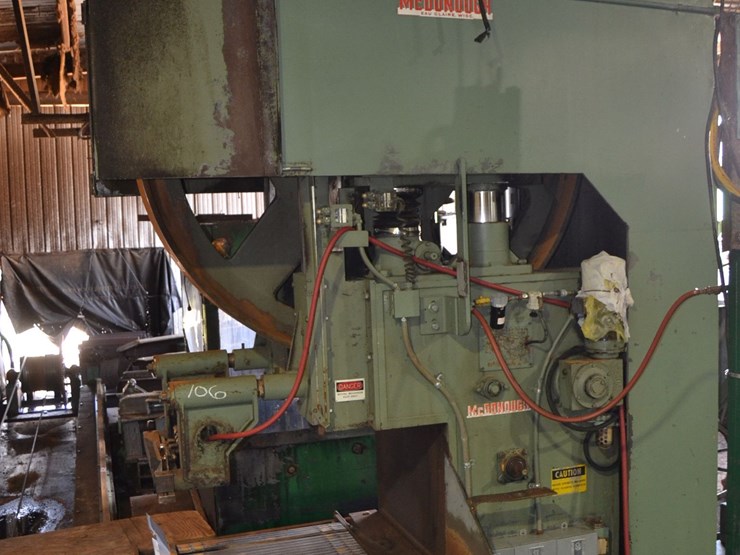 mcdonough-model-84m-rh-band-head-rig-w/-slat-bed-off-bearer-w/-air-strain-w/-hydrualic-hood-double-column-sn#84m-140sd-image-3