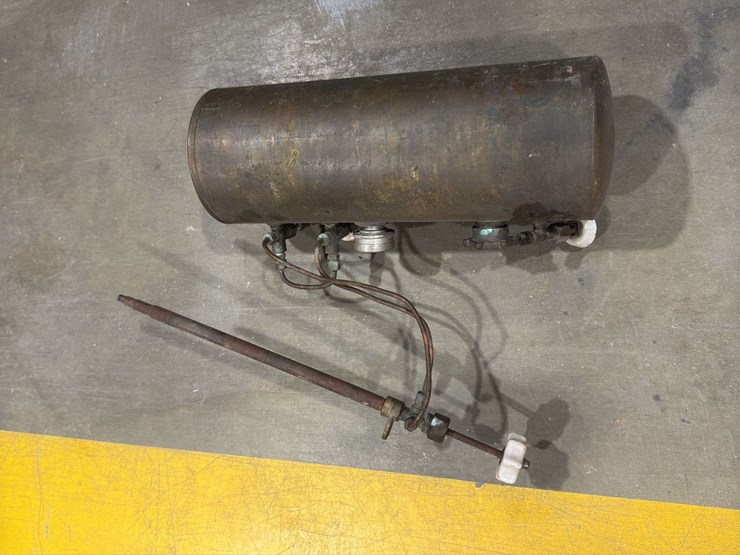 steam-autoclave,-vintage-blow-torch-or-soldering-lamp,-pressure-tank-with-swan,-and-tall-5gl-pail-image-14