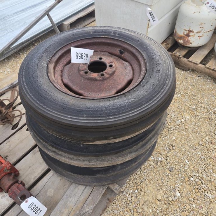 #3955 • (3) 16" TIRES AND RIMS