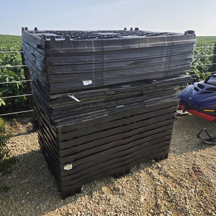 #3876 • (10) 40" X 56" FOLD DOWN STORAGE TOTES