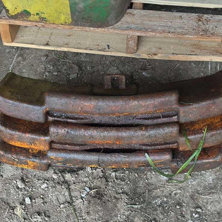 (3) Minneapolis Moline Front Slab Weights