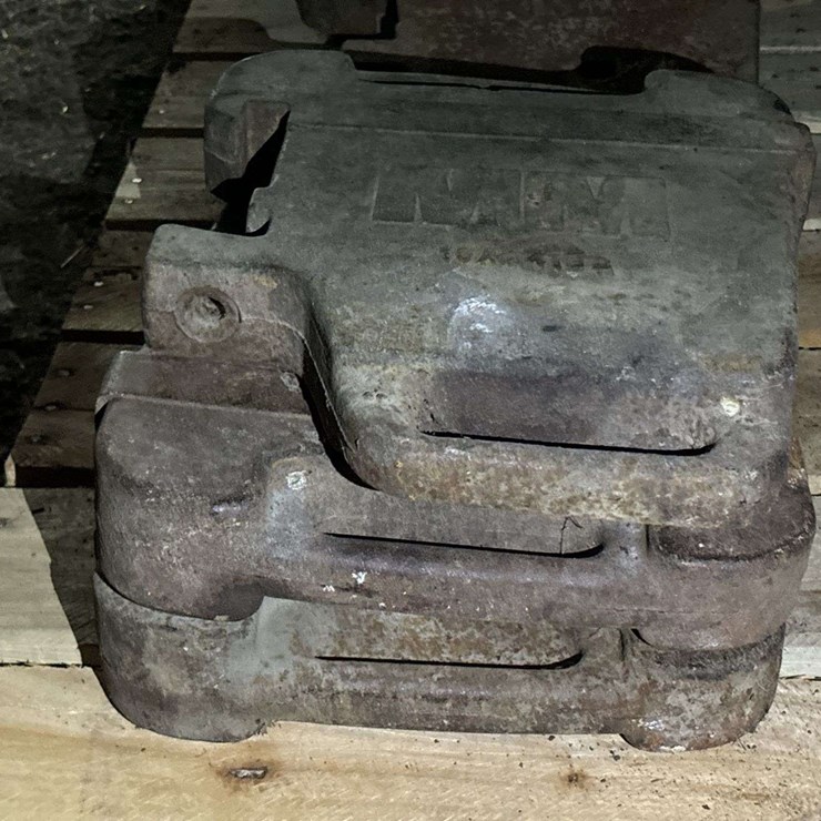 (3) Minneapolis Moline Suitcase Weights