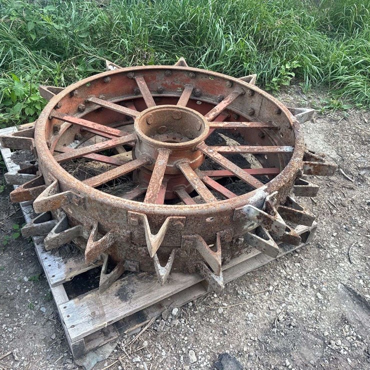 (2) Allis Chalmers WC Steel Wheels