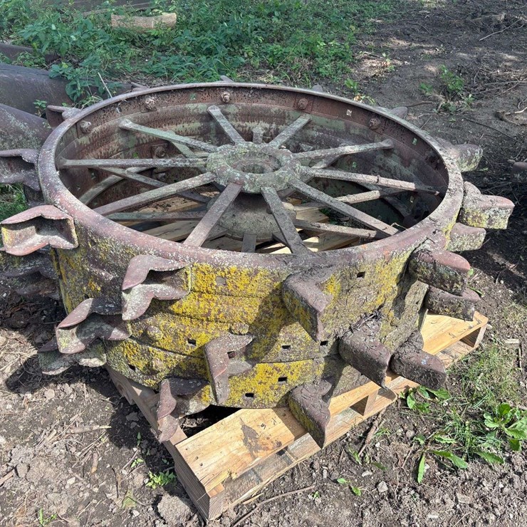 (2) Steel Wheels and Extensions
