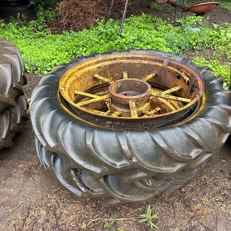(2) 11-36 Tires on John Deere Wheels