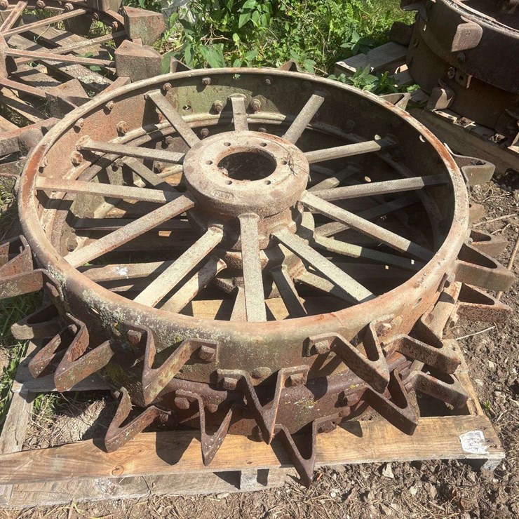 (2) F&H Allis Chalmers WC Steel Wheels