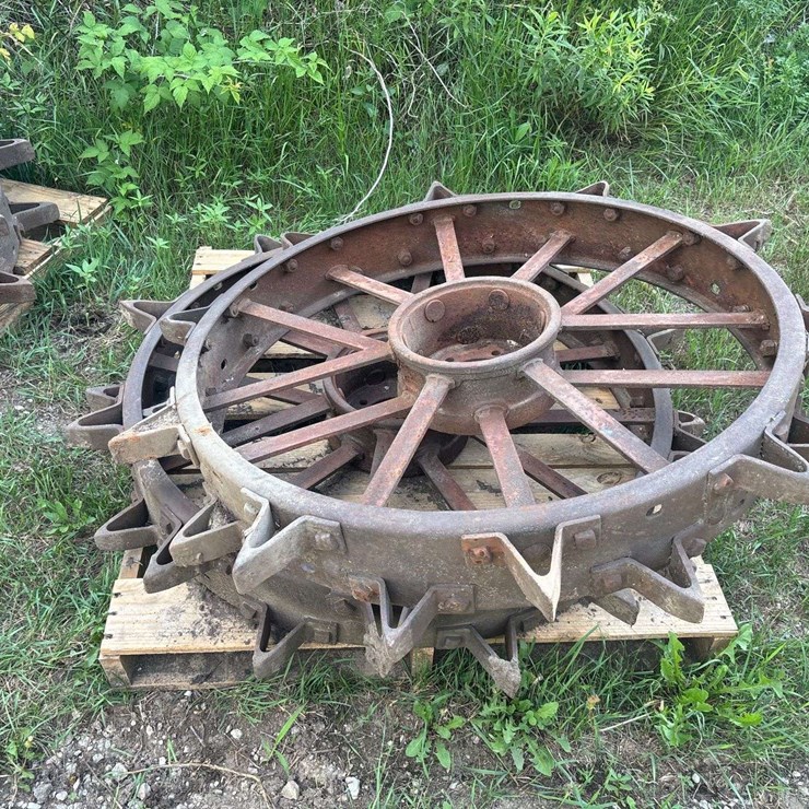 (2) Allis Chalmers WC Steel Wheels