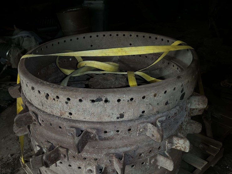 (2)-42-inch-rear-steel-wheels-with-lugs-and-extensions-image-1