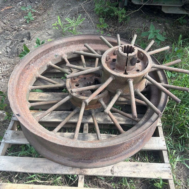 (2) 38" by 8" F&H Wheel Centers and Rim