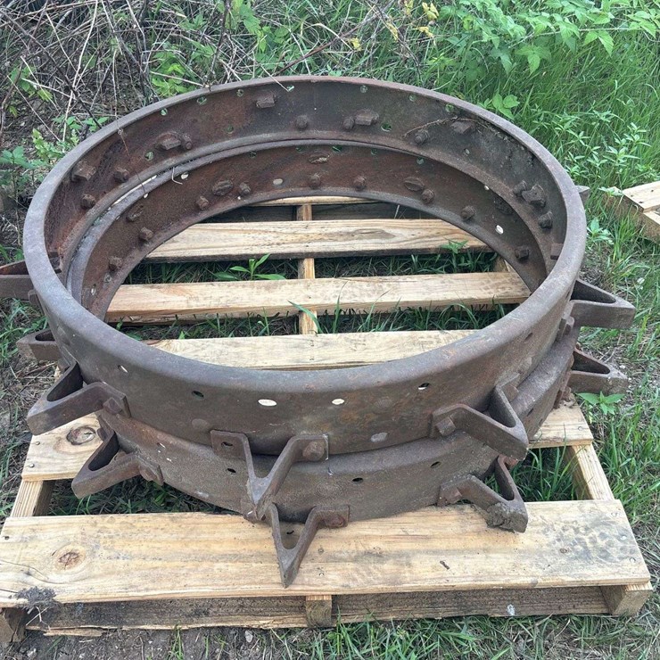 (2) Allis Chalmers WC Steel Wheels