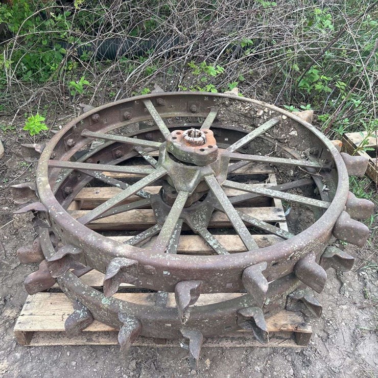 (2) John Deere Steel Wheels