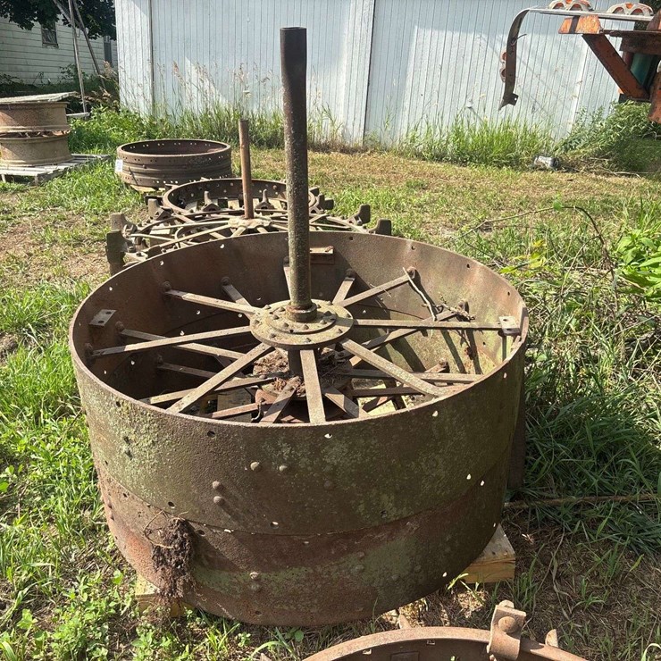 (2) 12" by 52" Steel Wheels