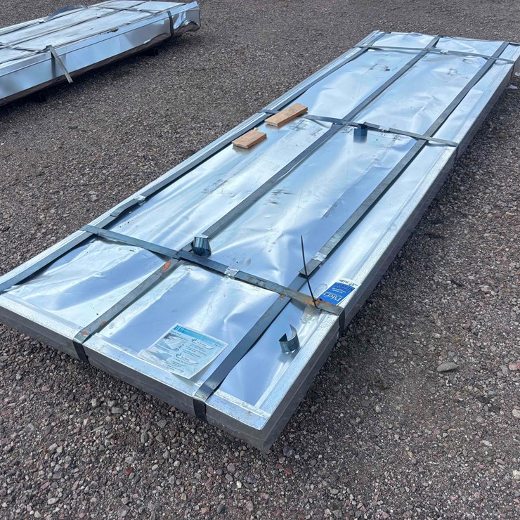 Unused Corrugated Galvanized Steel Panels
