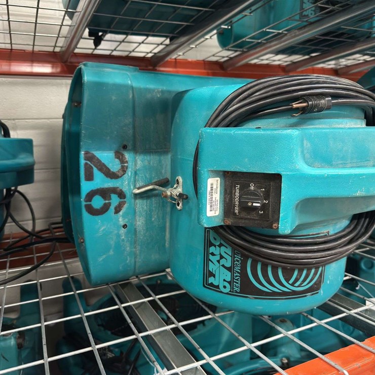 (2) Service master Turbo Dryers
