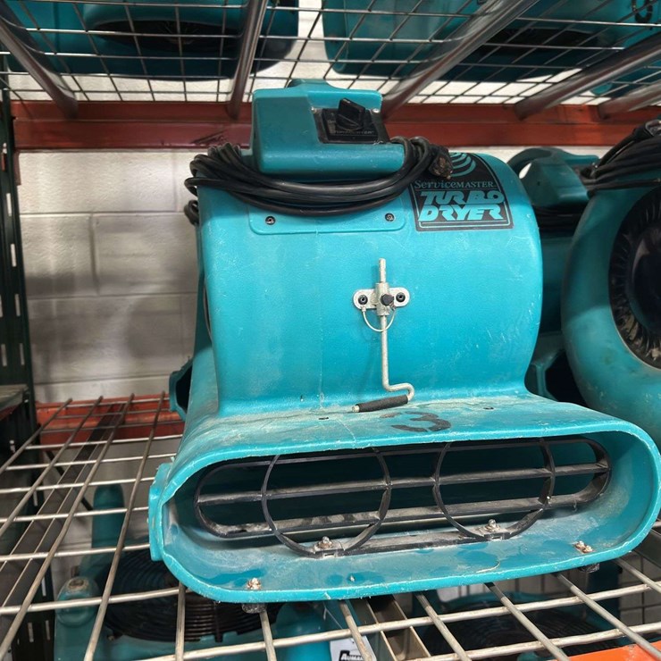 (2) Service Master Turbo Dryers