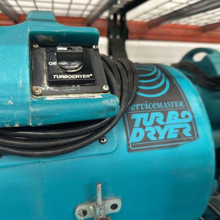 (2) Service Master Turbo Dryers