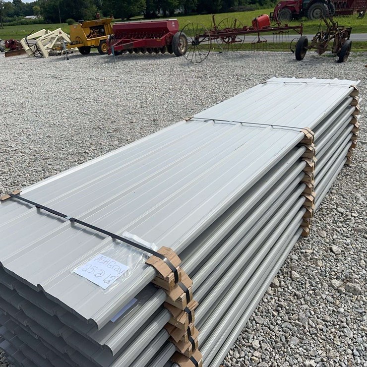 (25) Ash Gray Pole Barn Siding