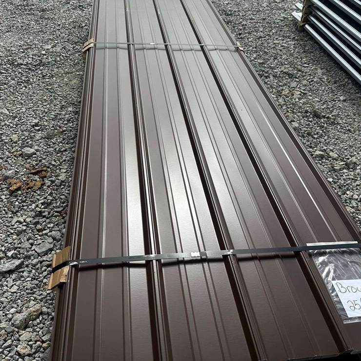 (25) Brown Pole Barn Siding