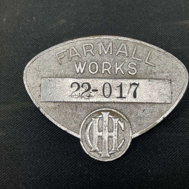 IHC Farmall Works Employee Badge
